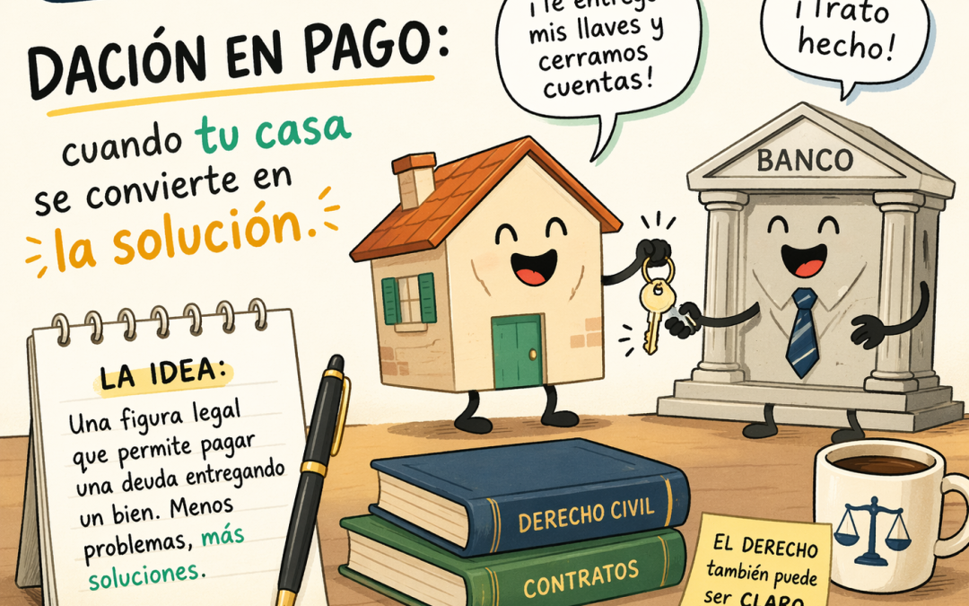 Dación en pago y Código de Buenas Prácticas Bancarias: requisitos legales y claves para su aceptación