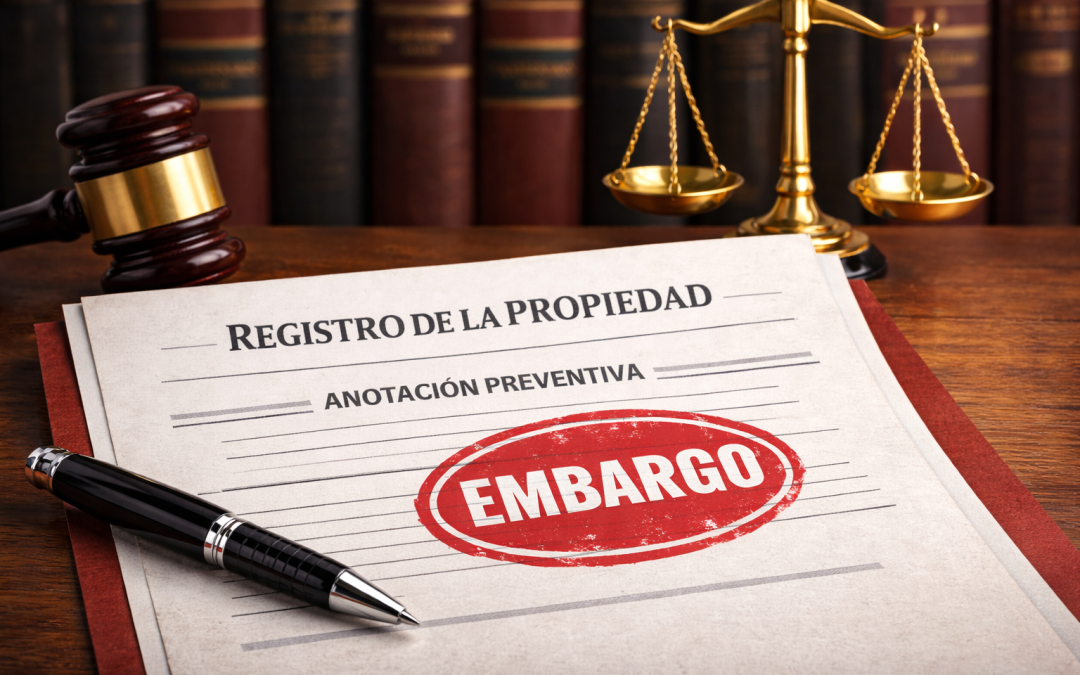 Anotación de embargo en el Registro de la Propiedad en 2026