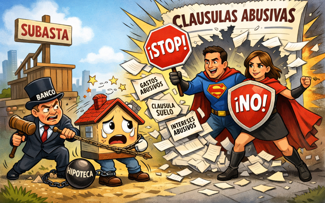 Paralización de la ejecución hipotecaria por cláusulas abusivas: una vía clave de defensa del deudor en 2026