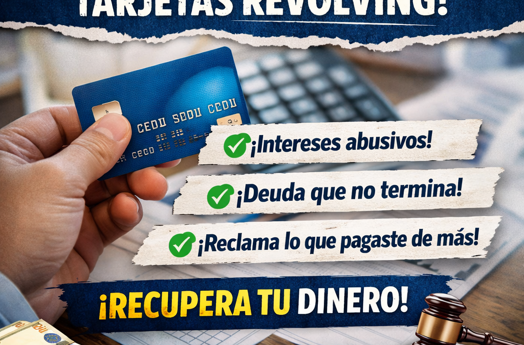 Las tarjetas revolving de más de un 20% de interés pueden ser abusivas.