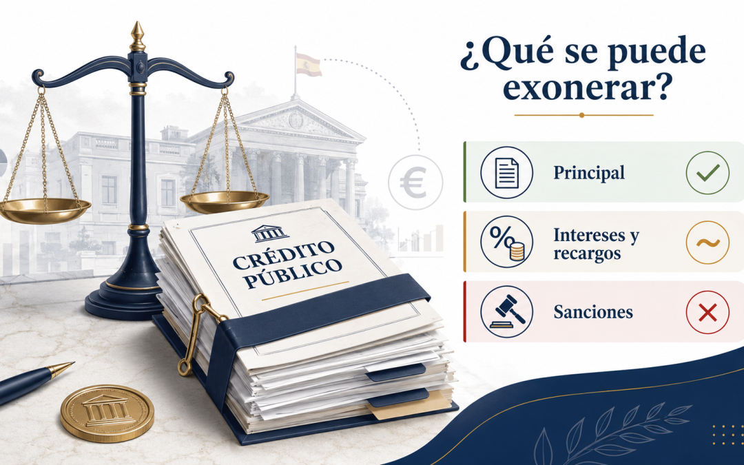 La exoneración de principal intereses de demora y sanciones