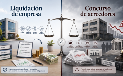 Empresa en liquidación o concurso de acreedores