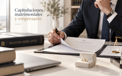 Capitulaciones matrimoniales y empresarios: ¿es necesario inscribirlas en el Registro Mercantil para que afecten a los acreedores?